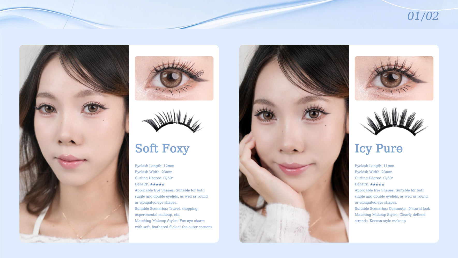 Soft Foxy lash look