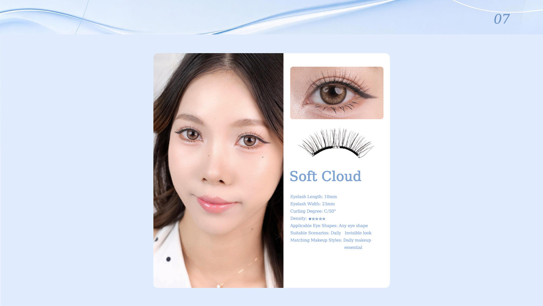 MEBUKI Soft Cloud lash lookbook
